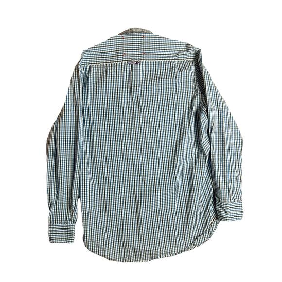 Robert‎ Graham The Freshly Laundered Shirt Mens Medium Blue Surfboard Embroidery - Picture 6 of 9
